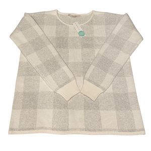 NWT 41 Hawthorn Loman Plaid Pullover Sweater